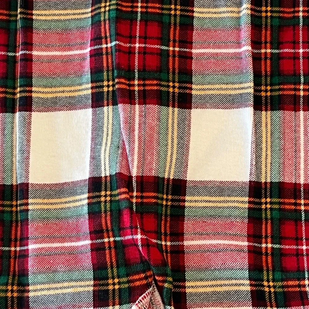 NWT Hanna Andersson Pajama Sleeper Unisex 80cm 18-24mos Plaid 100% Organic Cotto